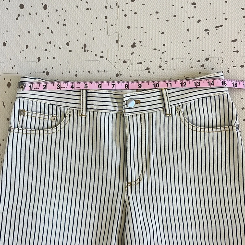 💘 TIBI - STONE WASH STRIPED BRANCUSI JEAN - Picture 4 of 7